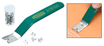 Einstiftwerkzeug für Verglasungsstifte.