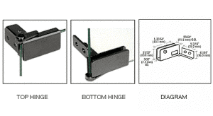 Glass Door Hinges