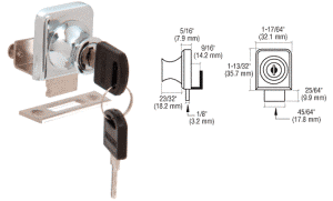No-Drill Glass Door Lock